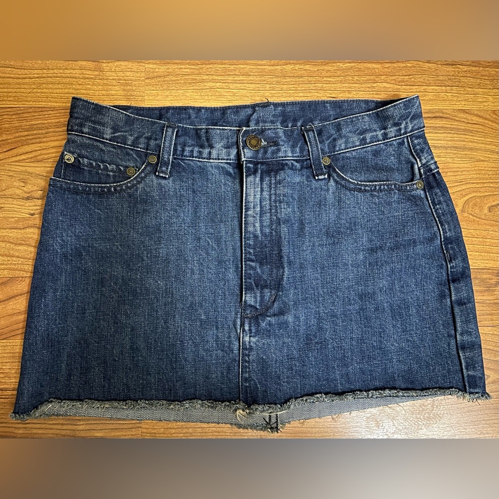 Free People Denim Mini Skirt